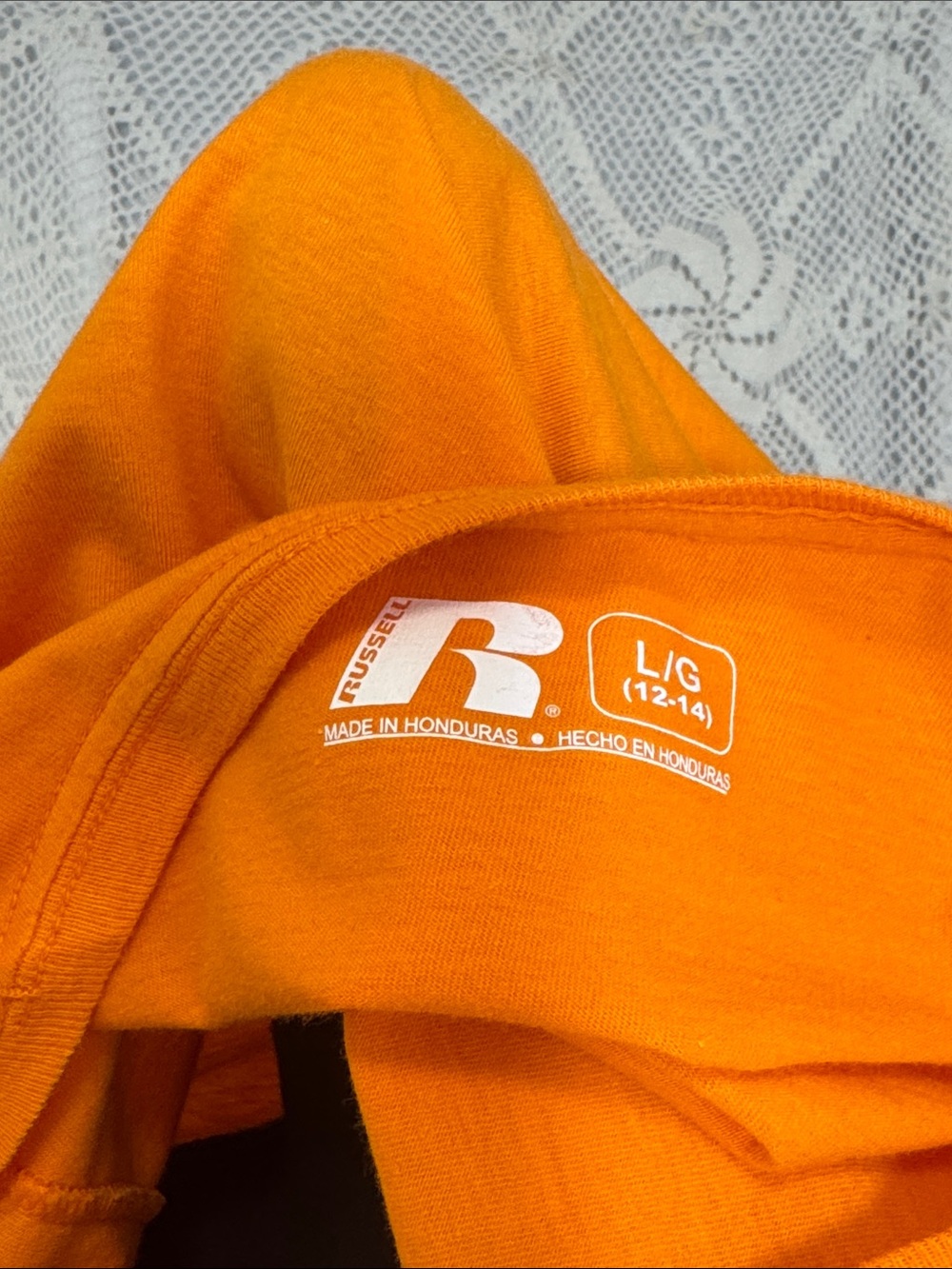 Russell Athletic Tennessee Volunteers Long Sleeve V-Neck Top - Orange - Picture 2 of 6